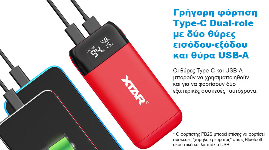 XTAR PB2S Charger Powerbank slider05