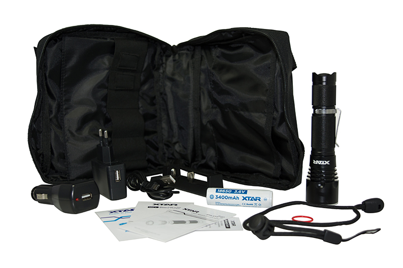 XTAR B20 Φακός φωτεινότητας 1100lm Full Set