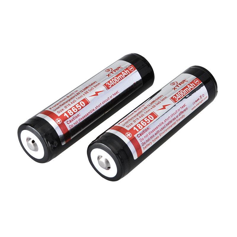 XTAR 18650 3400mAh Μπαταρία με προστασία